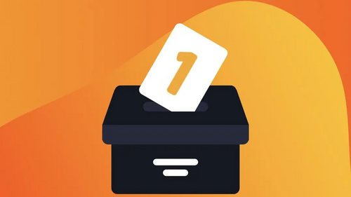 Lib Dem ballot box graphic