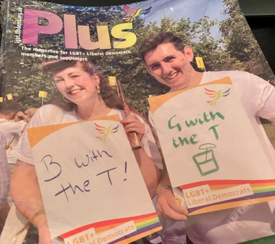 LGBT+ Lib Dems magazine Plus