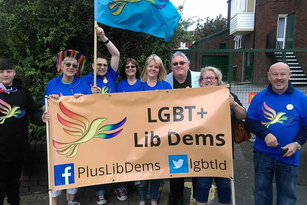 Lib Dems at Oldham Pride 2017