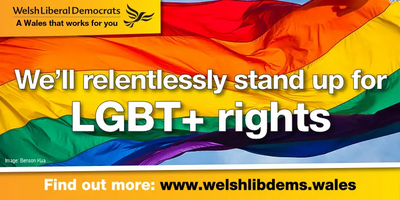 Rainbow by Benson Kua is licensed under CC BY-SA 2.0 https://www.flickr.com/photos/bensonkua/4988338912 Welsh Lib Dems LGBT+ Logo